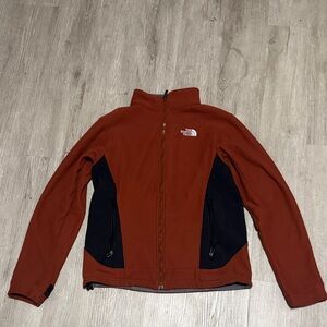 The North Face Men's Rust and black Performance Jacket